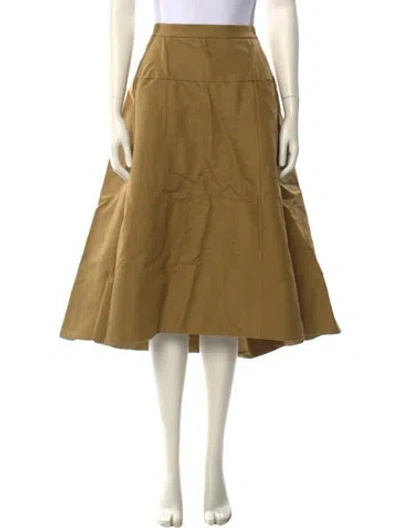 Pre-owned Tibi Midi Length Skirt In Neutral