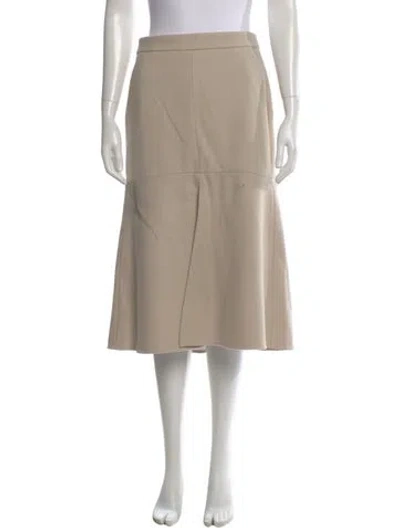 Pre-owned Tibi Midi Length Skirt In Neutral