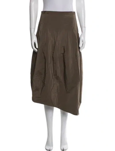 Pre-owned Tibi Midi Length Skirt In Neutral