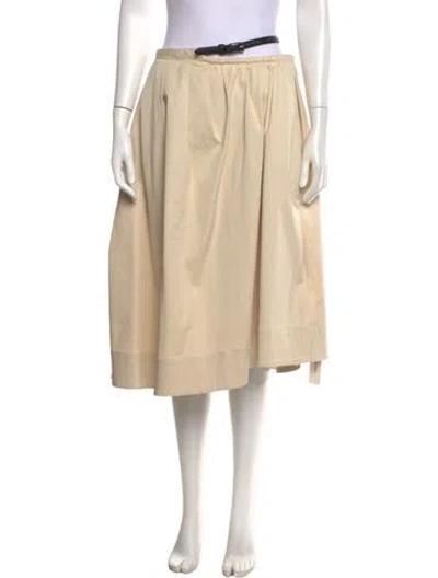 Pre-owned Tibi Midi Length Skirt In Neutral