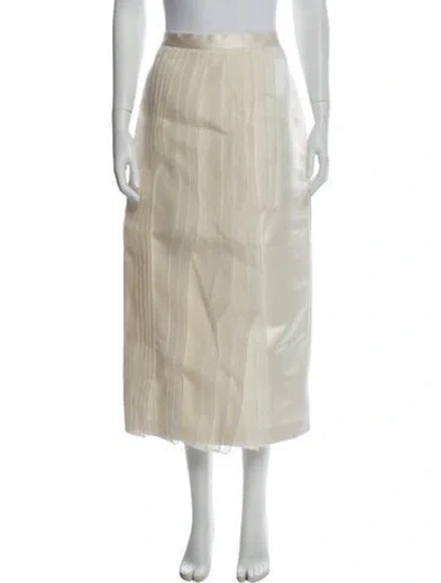 Pre-owned Tibi Midi Length Skirt In Neutral