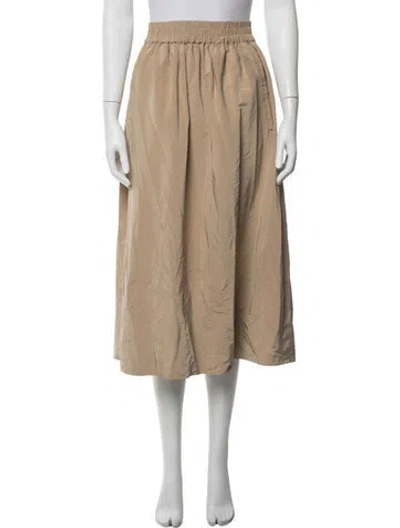 Pre-owned Tibi Midi Length Skirt In Neutrals