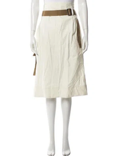 Pre-owned Tibi Midi Length Skirt In Neutrals