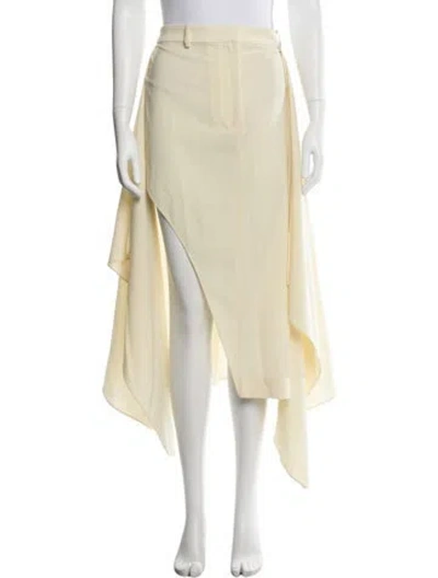 Pre-owned Tibi Midi Length Skirt In Neutrals