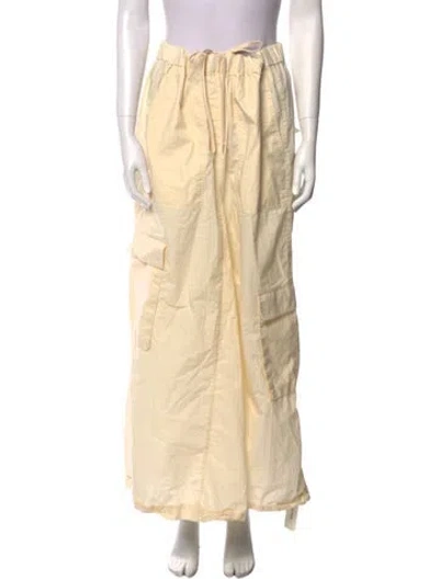 Pre-owned Tibi Midi Length Skirt In Orange