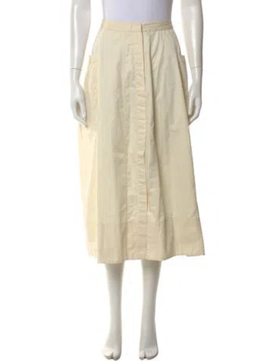 Pre-owned Tibi Midi Length Skirt In Orange
