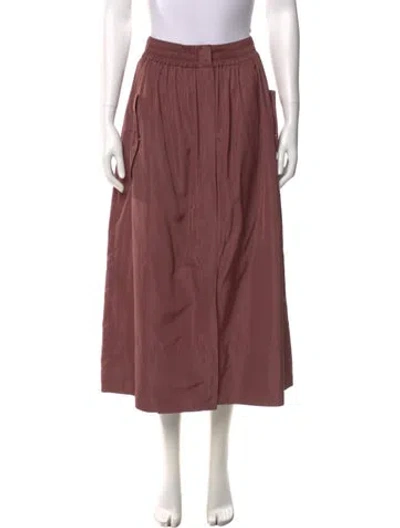 Pre-owned Tibi Midi Length Skirt In Pink