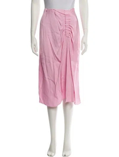 Pre-owned Tibi Midi Length Skirt In Pink