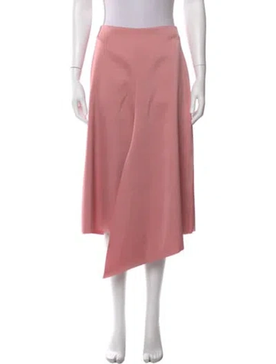Pre-owned Tibi Midi Length Skirt In Pink