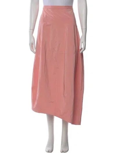 Pre-owned Tibi Midi Length Skirt In Pink