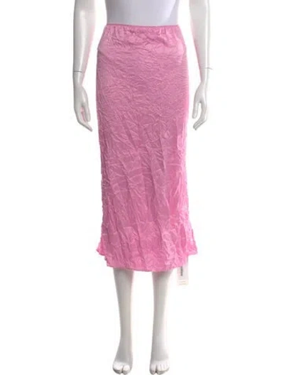 Pre-owned Tibi Midi Length Skirt In Pink