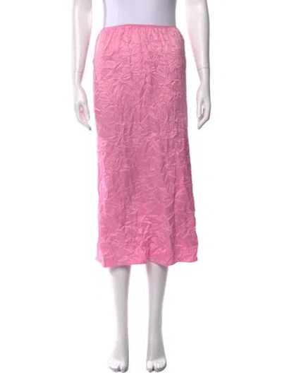 Pre-owned Tibi Midi Length Skirt In Pink