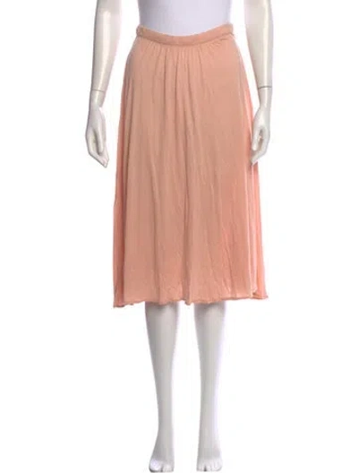 Pre-owned Tibi Midi Length Skirt In Pink