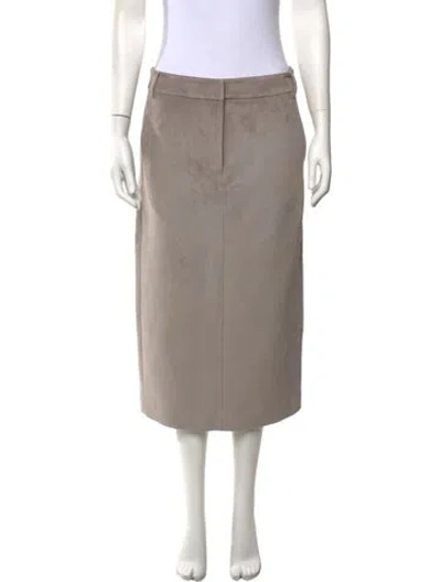 Pre-owned Tibi Midi Length Skirt In Pink