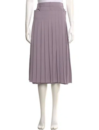 Pre-owned Tibi Midi Length Skirt In Purple