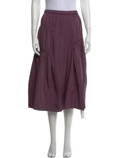 Pre-owned Tibi Midi Length Skirt In Purple