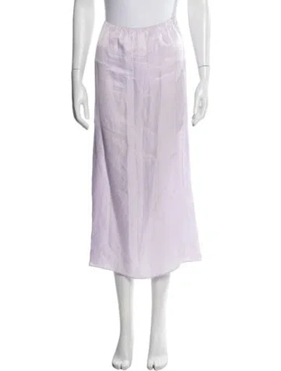 Pre-owned Tibi Midi Length Skirt In Purple