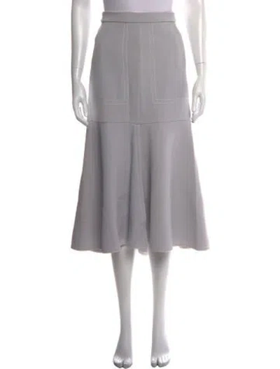 Pre-owned Tibi Midi Length Skirt In Purple