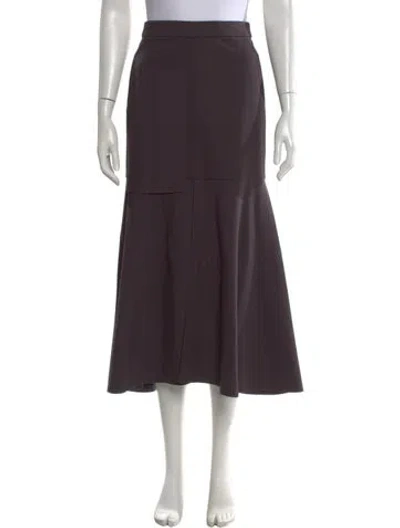 Pre-owned Tibi Midi Length Skirt In Purple