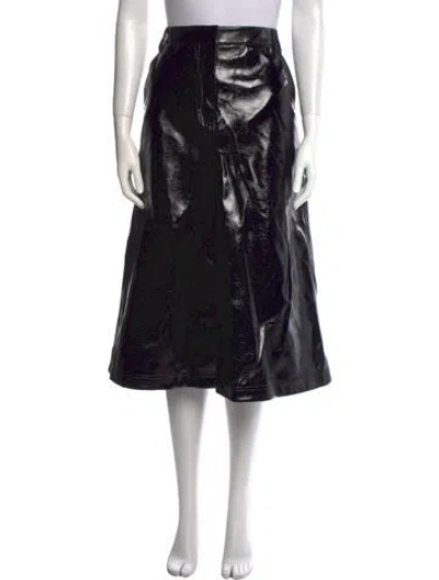 Pre-owned Tibi Midi Length Skirt W/ Tags In Black