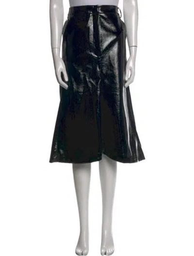 Pre-owned Tibi Midi Length Skirt W/ Tags In Black