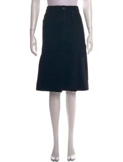 Pre-owned Tibi Midi Length Skirt W/ Tags In Black