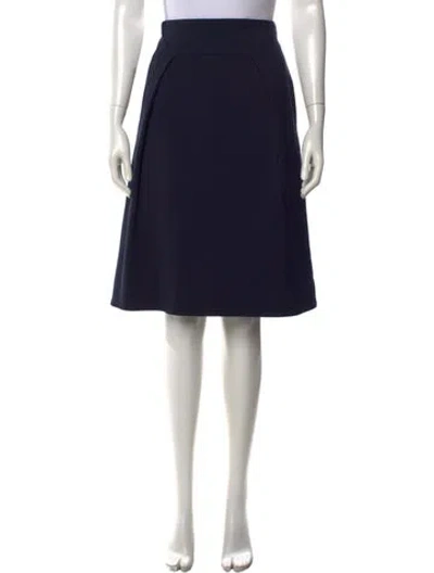 Pre-owned Tibi Midi Length Skirt W/ Tags In Black