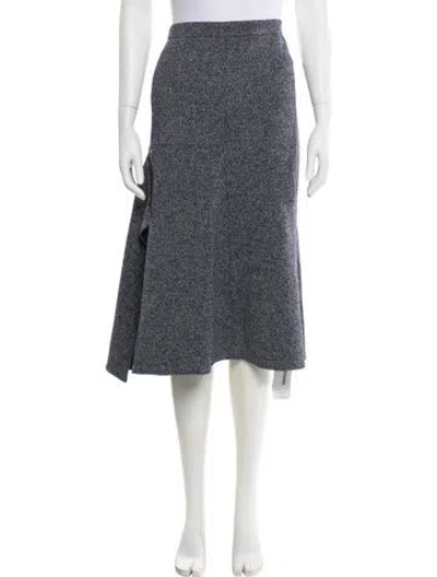 Pre-owned Tibi Midi Length Skirt W/ Tags In Blue