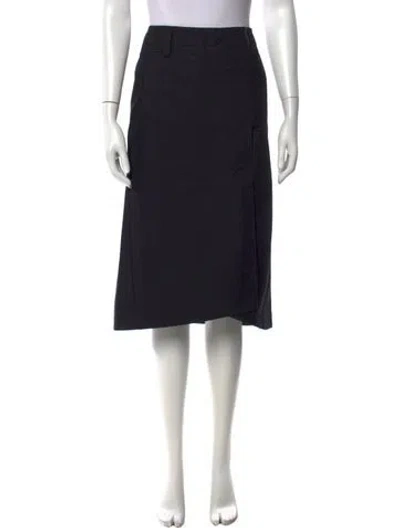 Pre-owned Tibi Midi Length Skirt W/ Tags In Blue