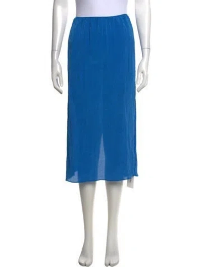Pre-owned Tibi Midi Length Skirt W/ Tags In Blue