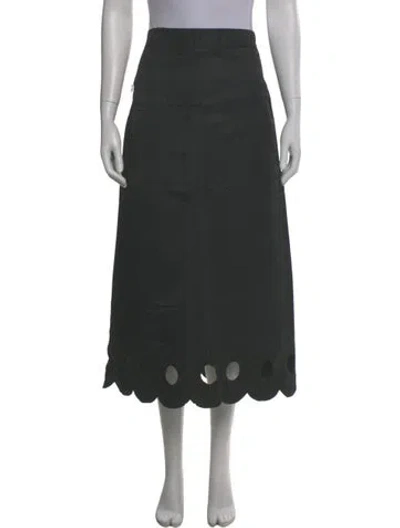 Pre-owned Tibi Midi Length Skirt W/ Tags In Gray
