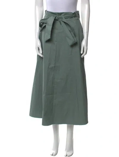 Pre-owned Tibi Midi Length Skirt W/ Tags In Green