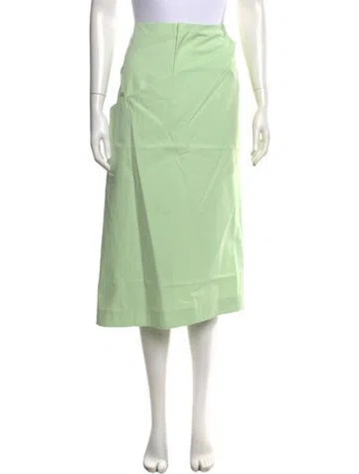 Pre-owned Tibi Midi Length Skirt W/ Tags In Green