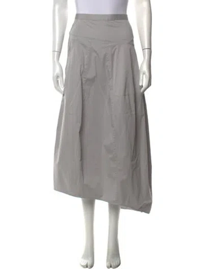 Pre-owned Tibi Midi Length Skirt W/ Tags In Grey