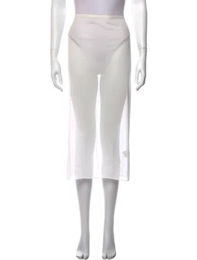Pre-owned Tibi Midi Length Skirt W/ Tags In Neutrals