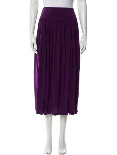 Pre-owned Tibi Midi Length Skirt W/ Tags In Purple