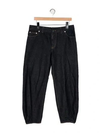 Pre-owned Tibi Mid-rise Skinny Leg Jeans In Black