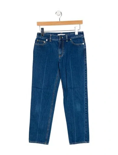 Pre-owned Tibi Mid-rise Skinny Leg Jeans In Blue