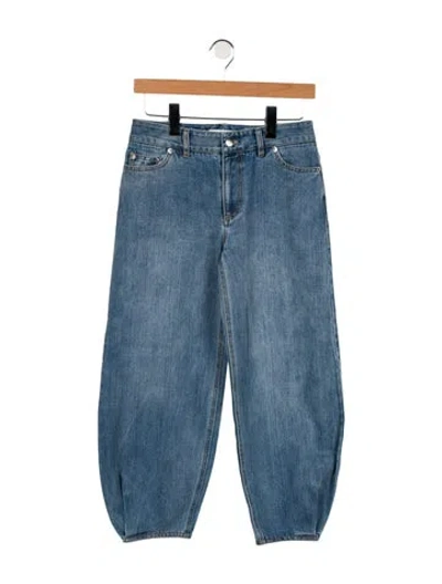 Pre-owned Tibi Mid-rise Skinny Leg Jeans In Blue