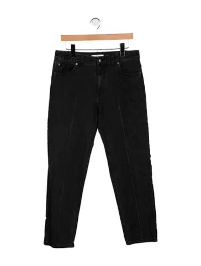 Pre-owned Tibi Mid-rise Straight Leg Jeans In Blue