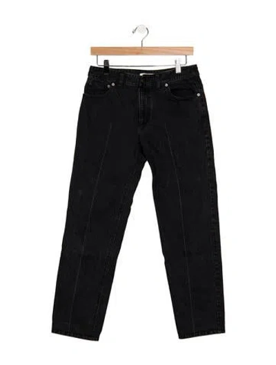 Pre-owned Tibi Mid-rise Straight Leg Jeans In Blue