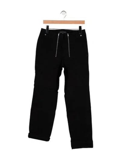Pre-owned Tibi Mid-rise Straight Leg Jeans W/ Tags In Black