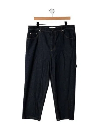 Pre-owned Tibi Mid-rise Straight Leg Jeans W/ Tags In Blue