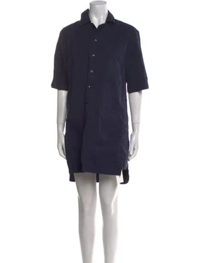 Pre-owned Tibi Mini Dress In Blue