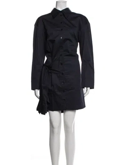 Pre-owned Tibi Mini Dress In Blue