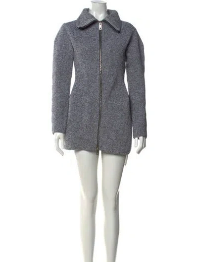Pre-owned Tibi Mini Dress In Gray