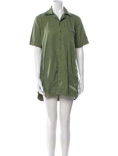 Pre-owned Tibi Mini Dress In Green