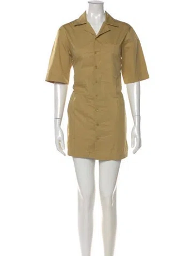 Pre-owned Tibi Mini Dress In Green