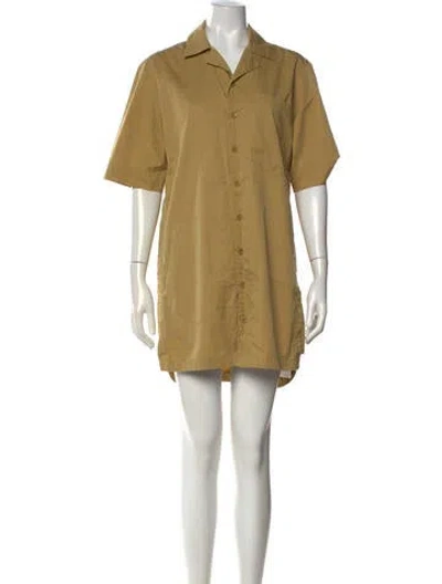 Pre-owned Tibi Mini Dress In Green