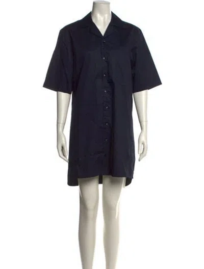 Pre-owned Tibi Mini Dress W/ Tags In Blue